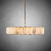 Harlew Calcite Round Chandelier 19"31''43''60'' - GILDLAMPS
