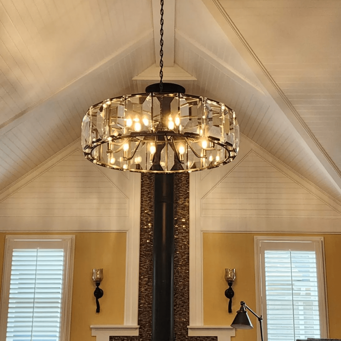 Harlew Crystal Round Chandelier 19''31''43''60'' - GILDLAMPS