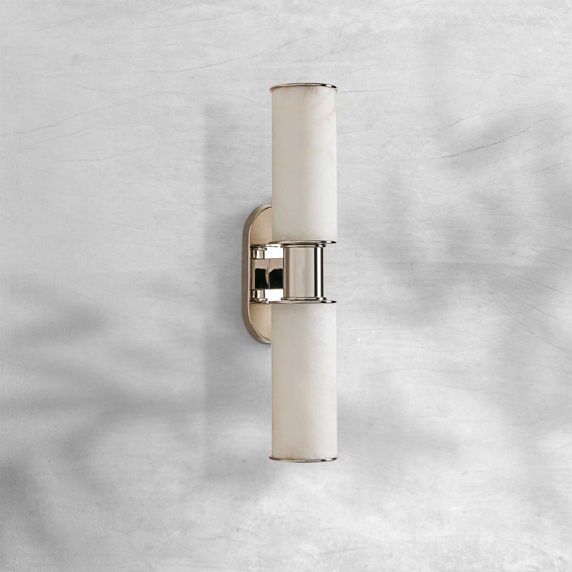 Harlin Alabaster 2-Light Wall Sconce - GILDLAMPS