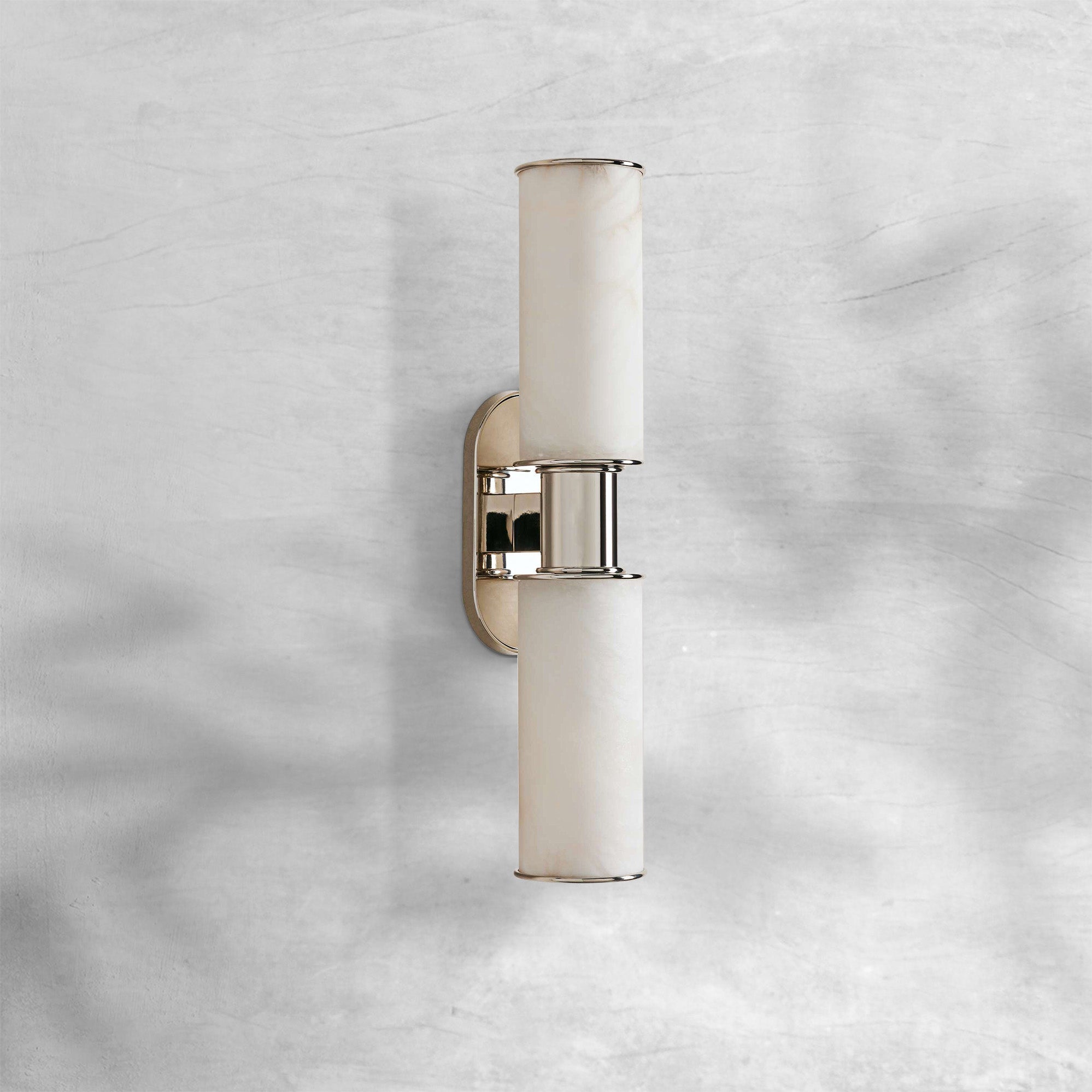 Harlin Alabaster 2-Light Wall Sconce - GILDLAMPS