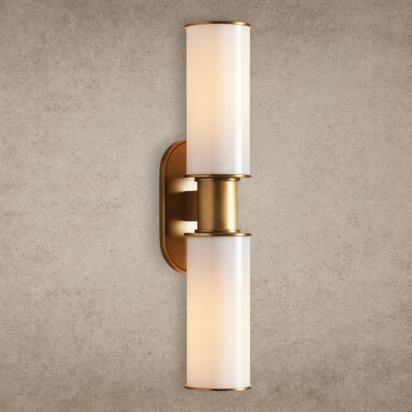 Harlin Double Sconce in Milk