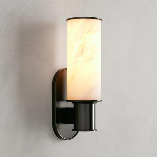 Harlin Wall Sconce in Alabaster - GILDLAMPS
