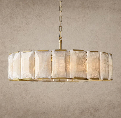 Harlow Calcite Round Chandelier 19 inch, 31 inch, 43 inch, 60 inch