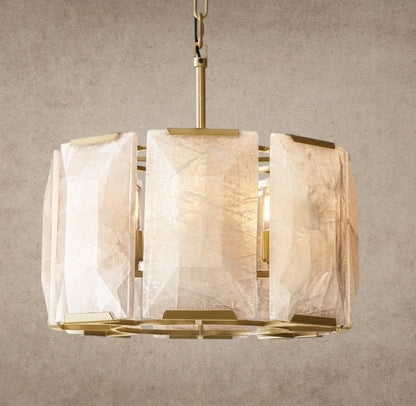 Harlow Calcite Round Chandelier 19 inch, 31 inch, 43 inch, 60 inch