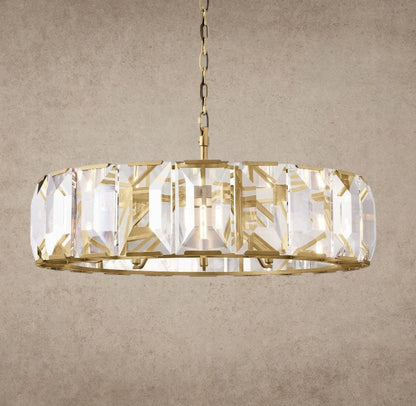 Harlow Crystal Round Chandelier 19 inch, 31 inch, 43 inch, 60 inch