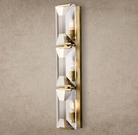 Harlow Crystal Triple Sconce - GILDLAMPS