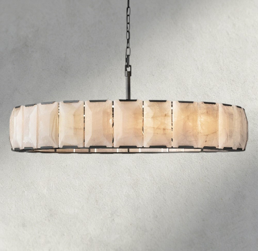 Hartley Calcite Round Chandelier 19", 31", 43", 60" - GILDLAMPS