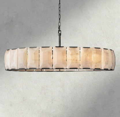 Hartley Calcite Round Chandelier 19", 31", 43", 60" - GILDLAMPS