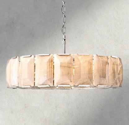 Hartley Calcite Round Chandelier 19", 31", 43", 60" - GILDLAMPS