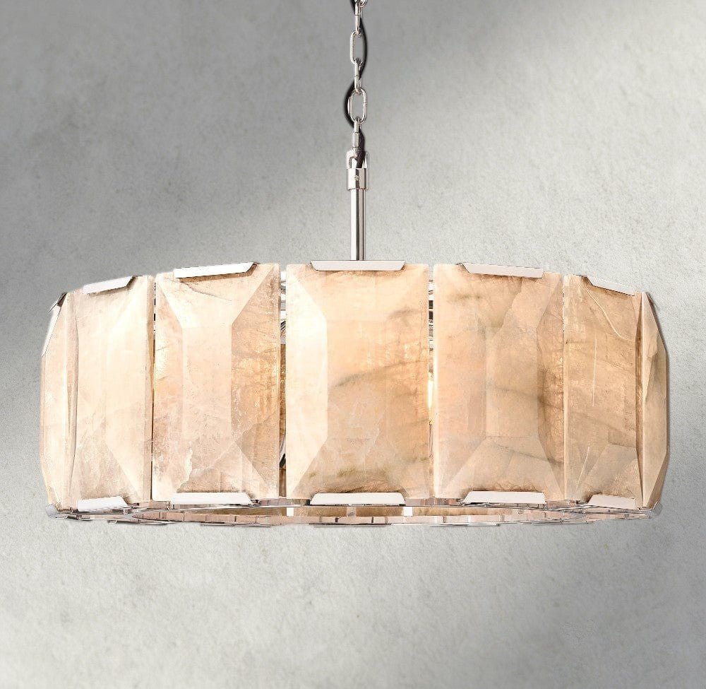 Hartley Calcite Round Chandelier 19", 31", 43", 60" - GILDLAMPS