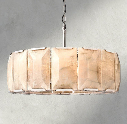 Hartley Calcite Round Chandelier 19", 31", 43", 60" - GILDLAMPS