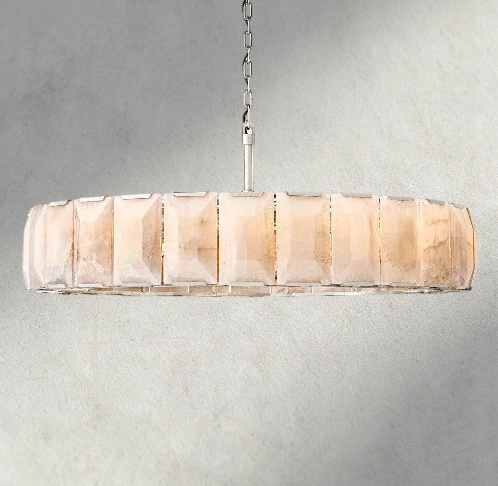 Hartley Calcite Round Chandelier 19", 31", 43", 60" - GILDLAMPS