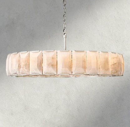 Hartley Calcite Round Chandelier 19", 31", 43", 60" - GILDLAMPS