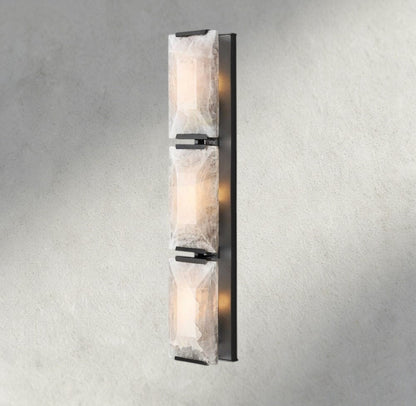 Hartley Calcite Triple Sconce - GILDLAMPS