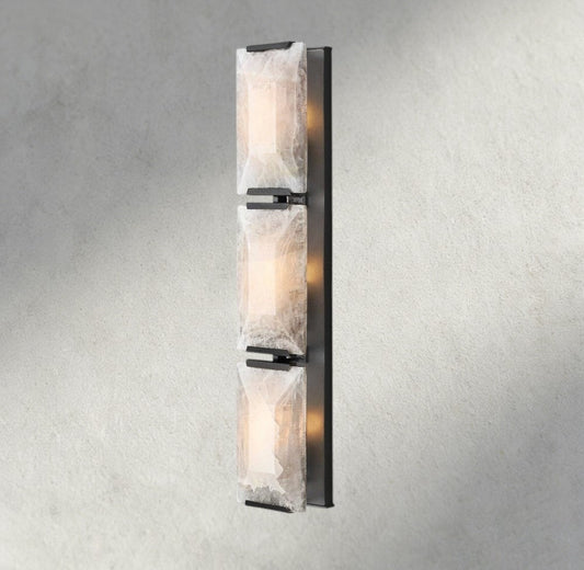 Hartley Calcite Triple Sconce - GILDLAMPS