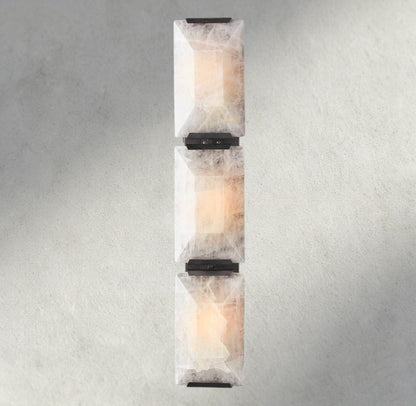 Hartley Calcite Triple Sconce - GILDLAMPS