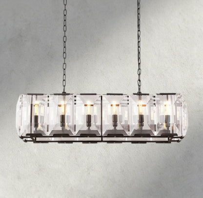 Hartley Crystal Rectangular Chandelier 42", 54", 62", 74" - GILDLAMPS
