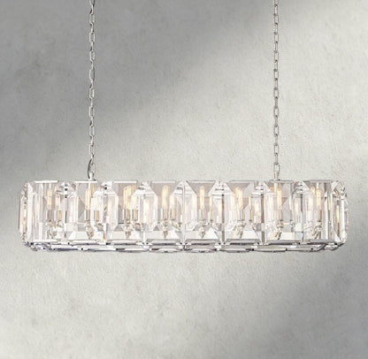 Hartley Crystal Rectangular Chandelier 42", 54", 62", 74" - GILDLAMPS