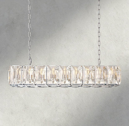 Hartley Crystal Rectangular Chandelier 42", 54", 62", 74" - GILDLAMPS