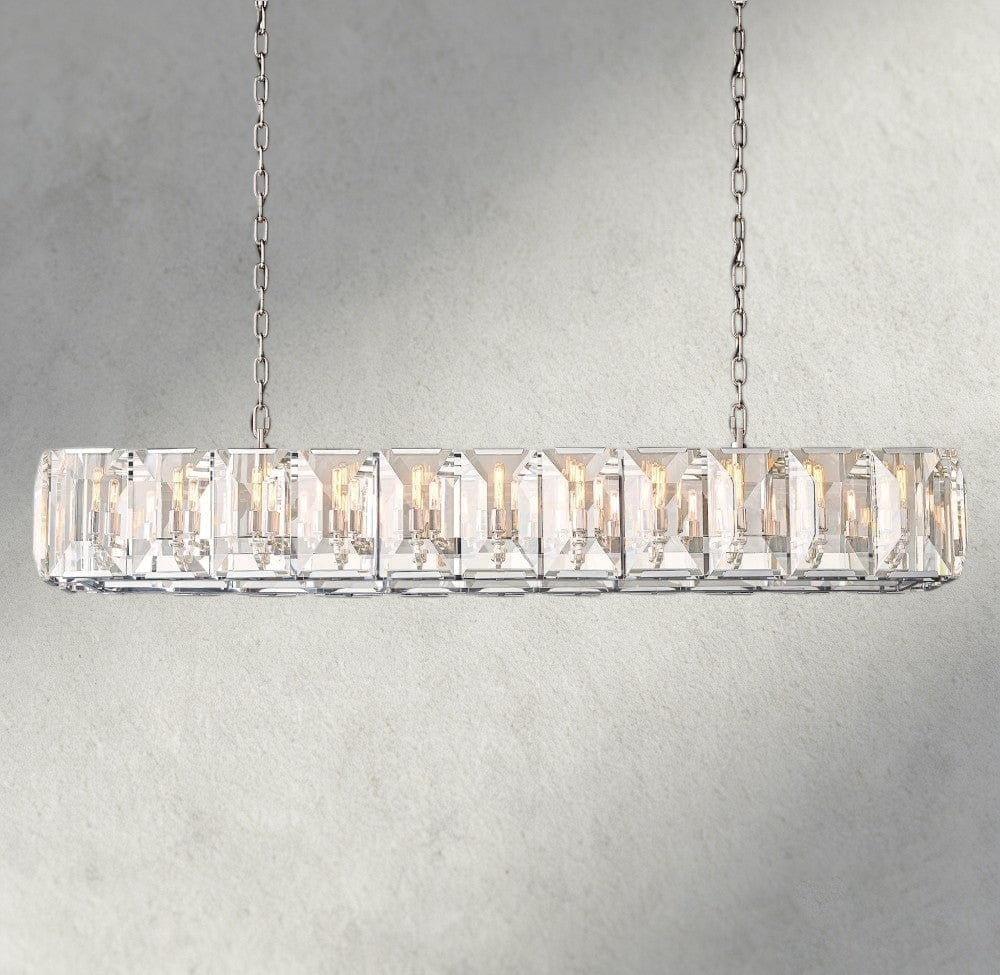 Hartley Crystal Rectangular Chandelier 42", 54", 62", 74" - GILDLAMPS