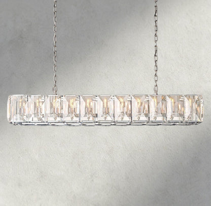 Hartley Crystal Rectangular Chandelier 42", 54", 62", 74" - GILDLAMPS