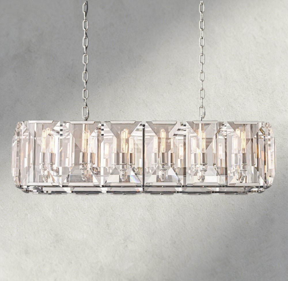 Hartley Crystal Rectangular Chandelier 42", 54", 62", 74" - GILDLAMPS