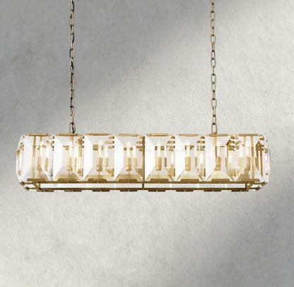 Hartley Crystal Rectangular Chandelier 42", 54", 62", 74" - GILDLAMPS