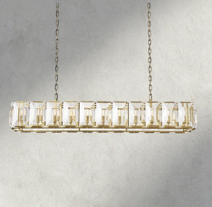 Hartley Crystal Rectangular Chandelier 42", 54", 62", 74" - GILDLAMPS