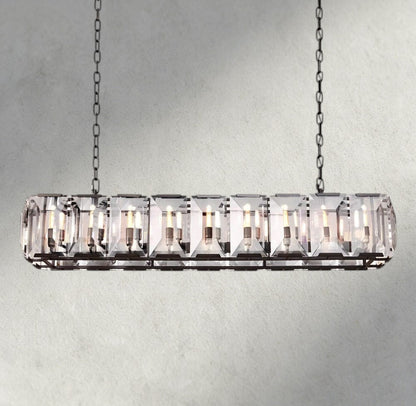 Hartley Crystal Rectangular Chandelier 42", 54", 62", 74" - GILDLAMPS