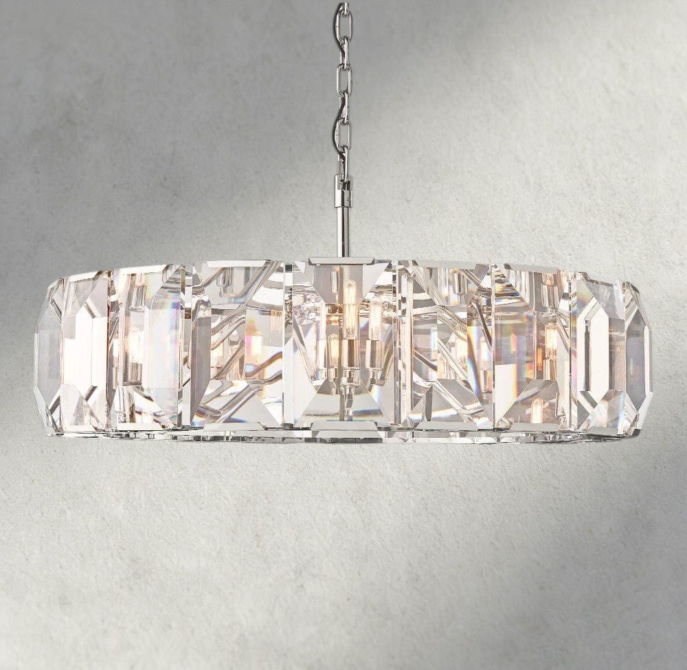 Hartley Crystal Round Chandelier 19", 31", 43", 60" - GILDLAMPS