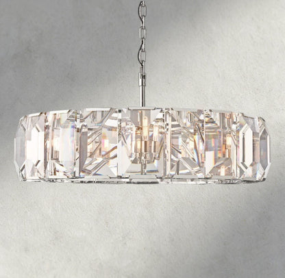 Hartley Crystal Round Chandelier 19", 31", 43", 60" - GILDLAMPS