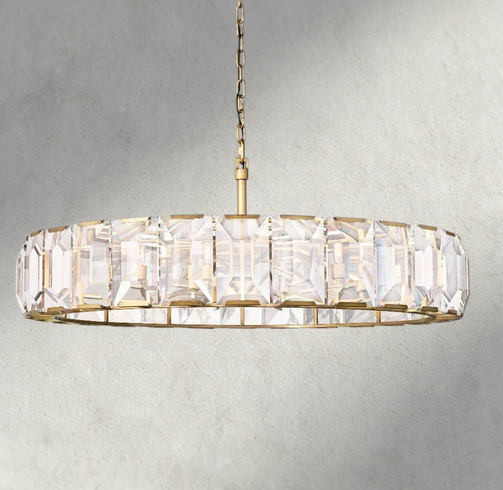 Hartley Crystal Round Chandelier 19", 31", 43", 60" - GILDLAMPS