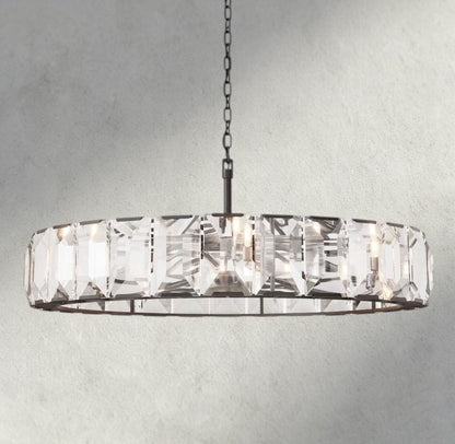 Hartley Crystal Round Chandelier 19", 31", 43", 60" - GILDLAMPS