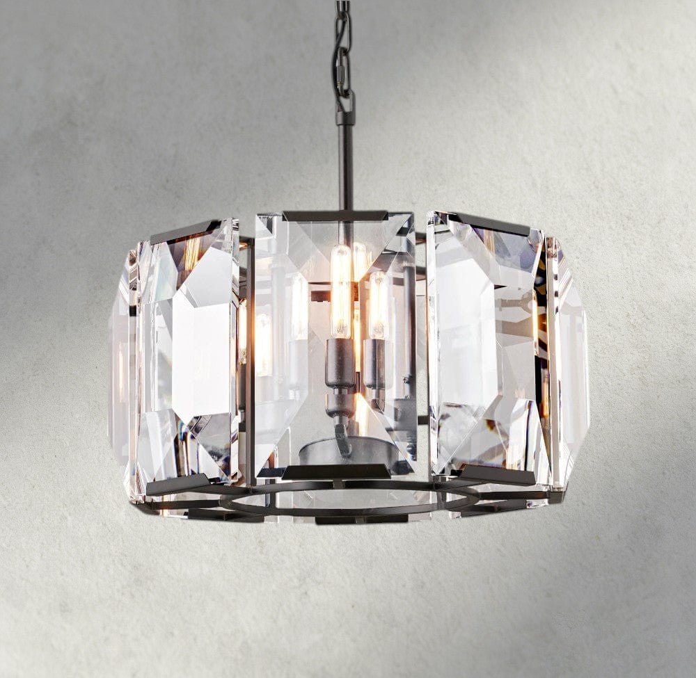 Hartley Crystal Round Chandelier 19", 31", 43", 60" - GILDLAMPS