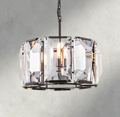 Hartley Crystal Round Chandelier 19", 31", 43", 60" - GILDLAMPS