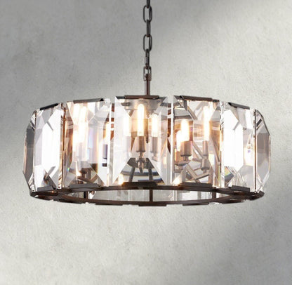 Hartley Crystal Round Chandelier 19", 31", 43", 60" - GILDLAMPS