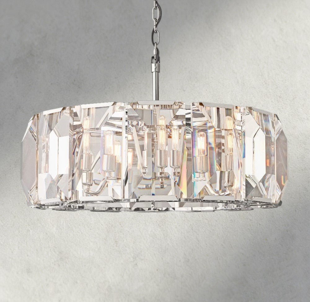 Hartley Crystal Round Chandelier 19", 31", 43", 60" - GILDLAMPS
