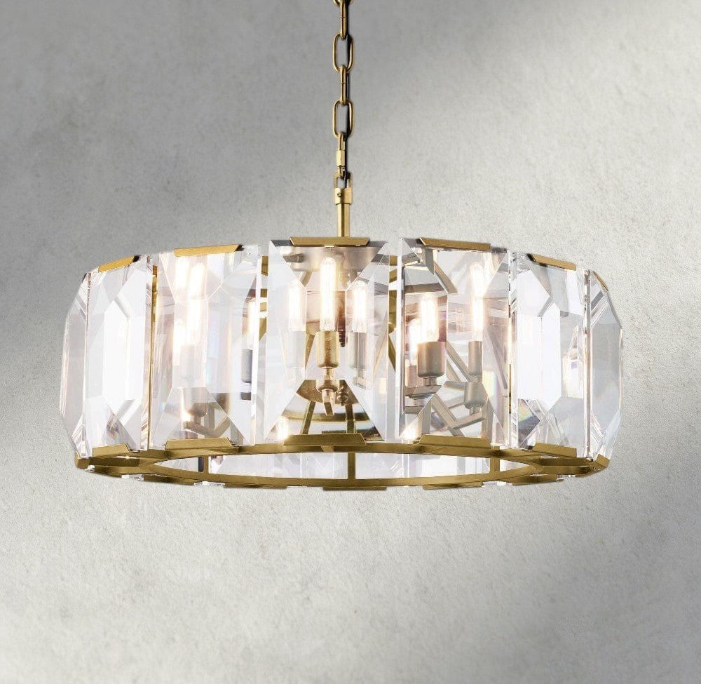 Hartley Crystal Round Chandelier 19", 31", 43", 60" - GILDLAMPS