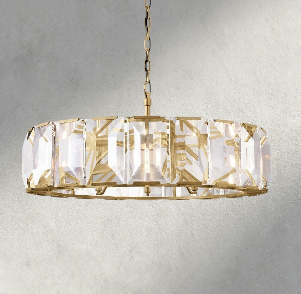Hartley Crystal Round Chandelier 19", 31", 43", 60" - GILDLAMPS