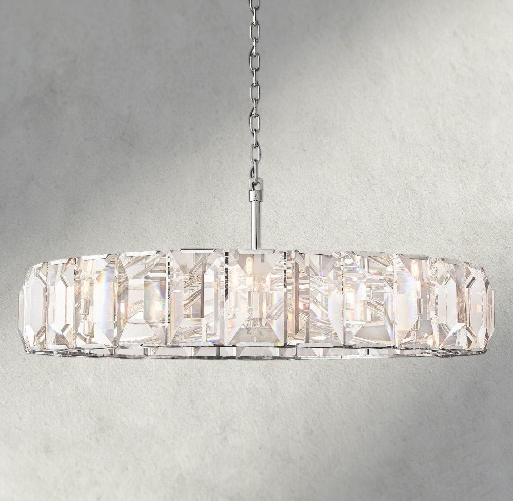 Hartley Crystal Round Chandelier 19", 31", 43", 60" - GILDLAMPS