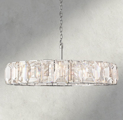 Hartley Crystal Round Chandelier 19", 31", 43", 60" - GILDLAMPS
