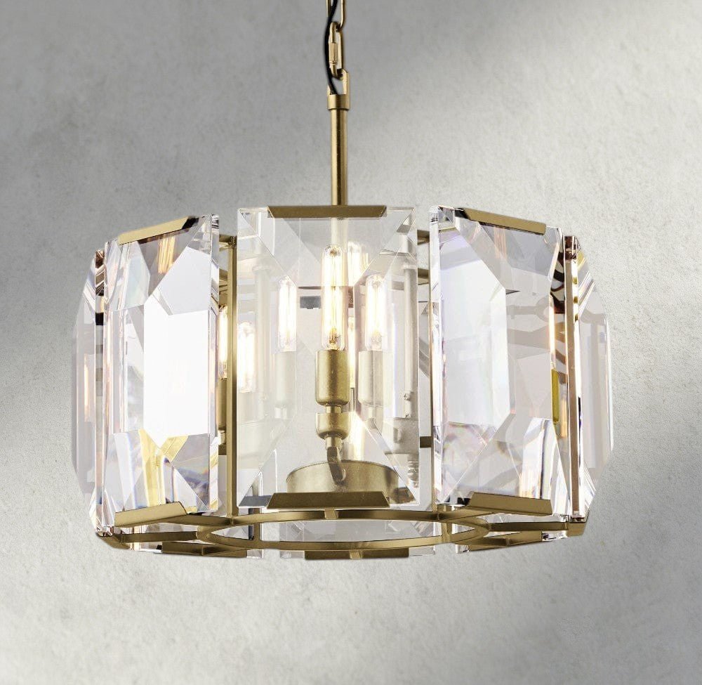 Hartley Crystal Round Chandelier 19", 31", 43", 60" - GILDLAMPS