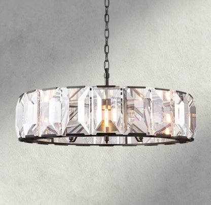 Hartley Crystal Round Chandelier 19", 31", 43", 60" - GILDLAMPS