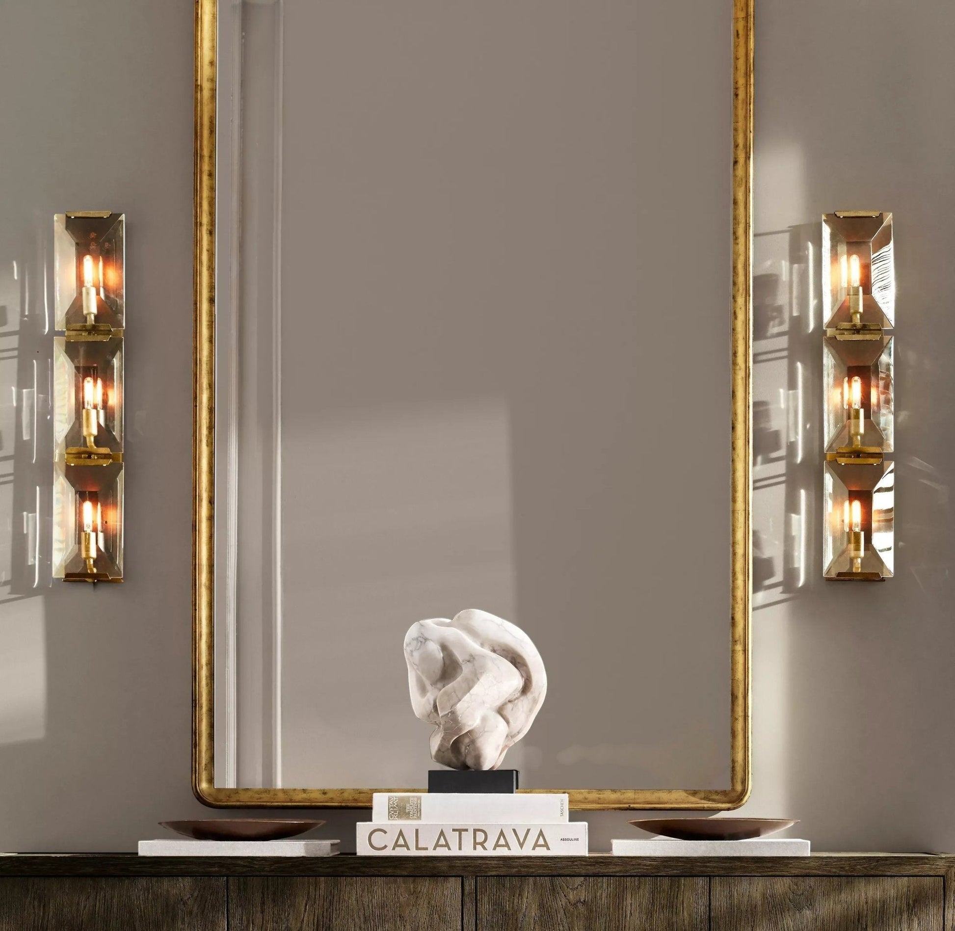 Hartley Crystal Triple Sconce - GILDLAMPS