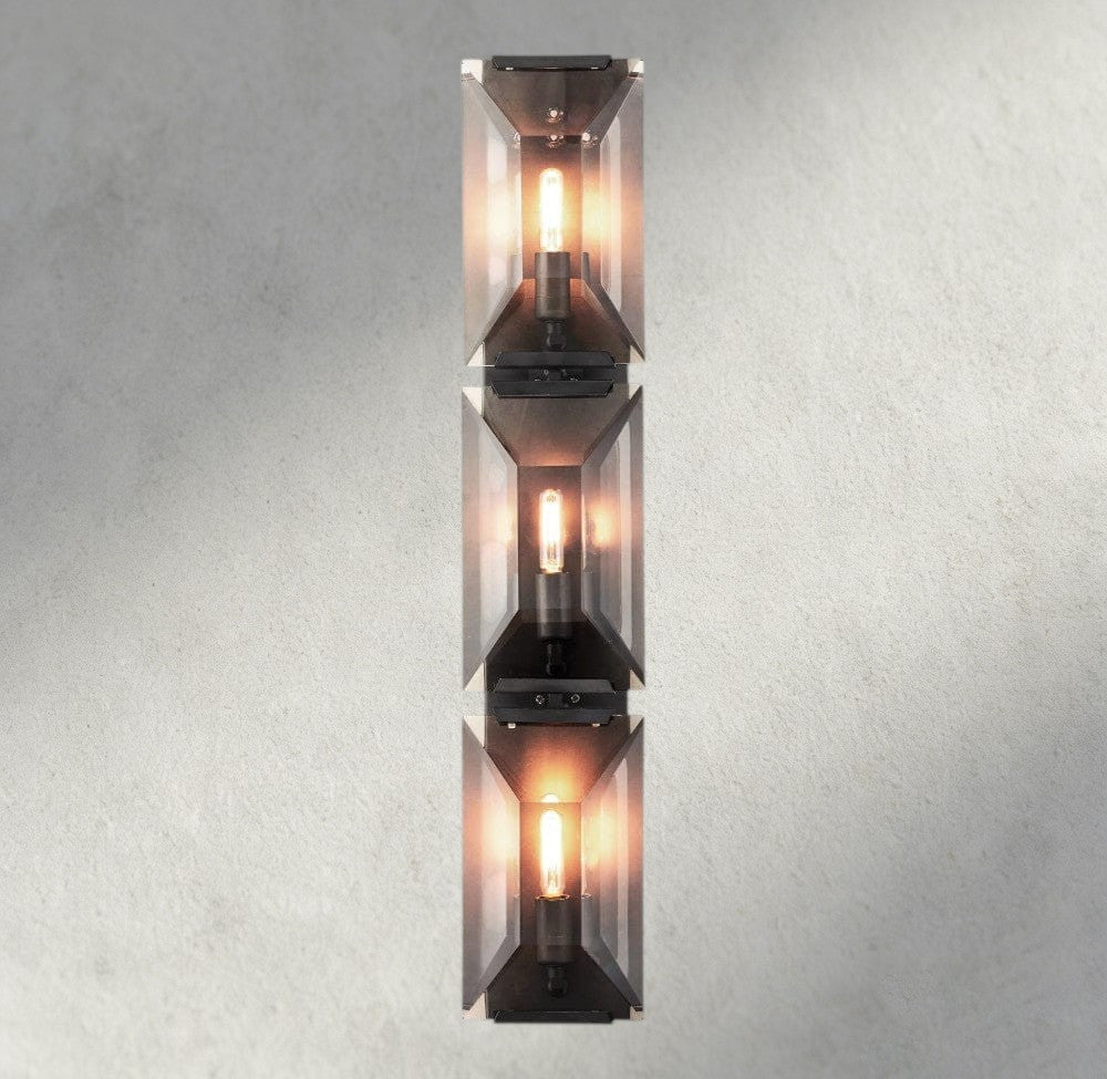 Hartley Crystal Triple Sconce - GILDLAMPS