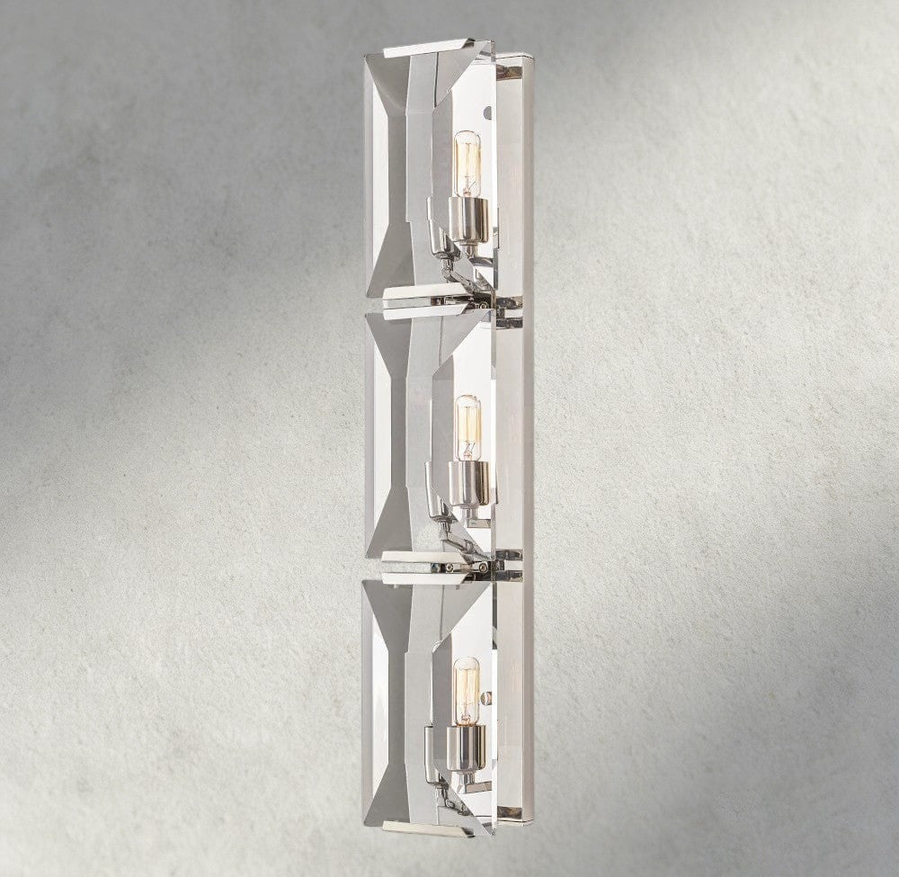 Hartley Crystal Triple Sconce - GILDLAMPS