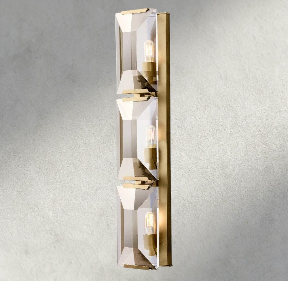 Hartley Crystal Triple Sconce - GILDLAMPS