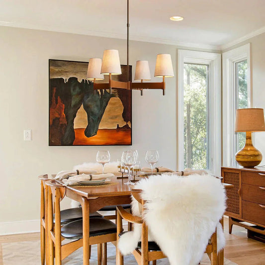 Hastings 4 - Light Cross Chandelier - GILDLAMPS