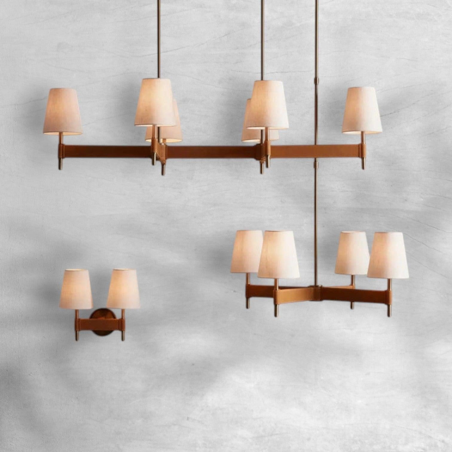 Hastings 6-Light Halo Chandelier - GILDLAMPS