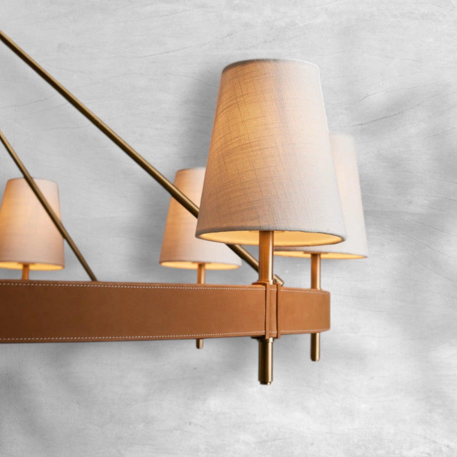 Hastings 6-Light Halo Chandelier - GILDLAMPS